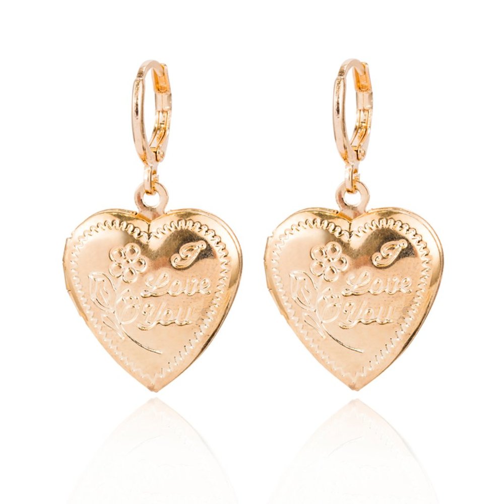 ❤️🔥𝕤𝕒𝕝𝕖❤️🔥 love locket earrings - Picture 7 of 10